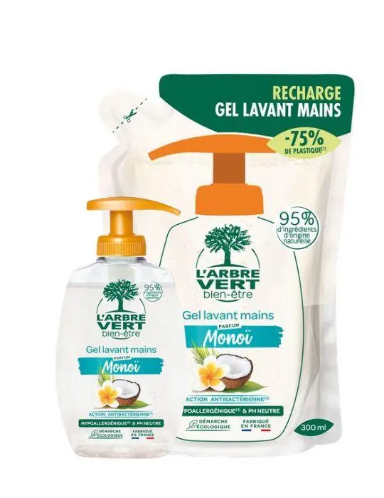 gel lavant Monoï L'Arbre Vert.webp