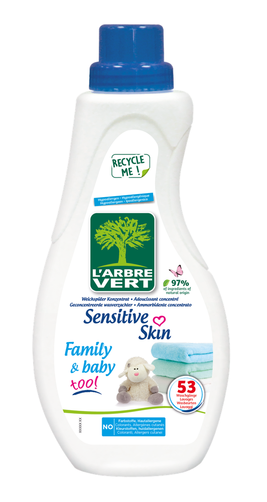 Verzachter voor de gevoelige huid 800 ml