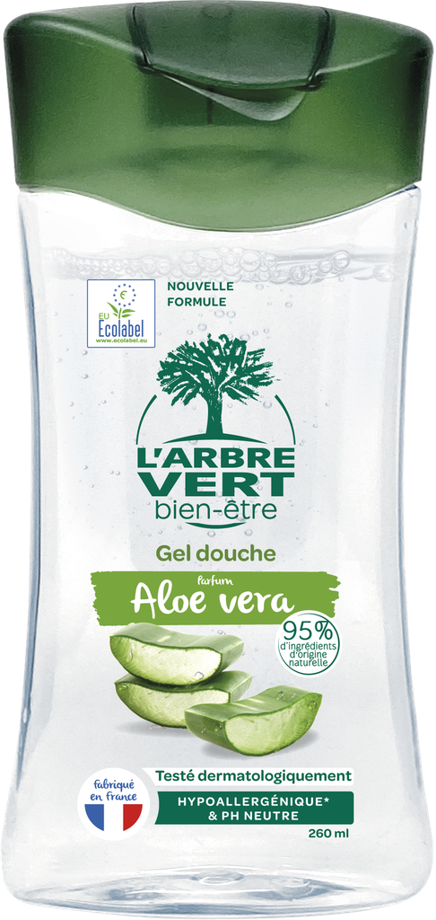 Crème de douche aux extraits d'Aloe Vera 250 ml