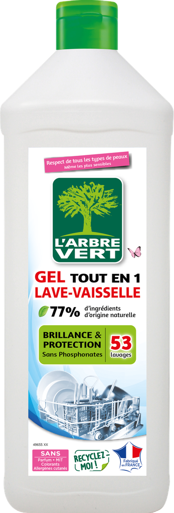 Gel lave vaisselle TOUT EN 1