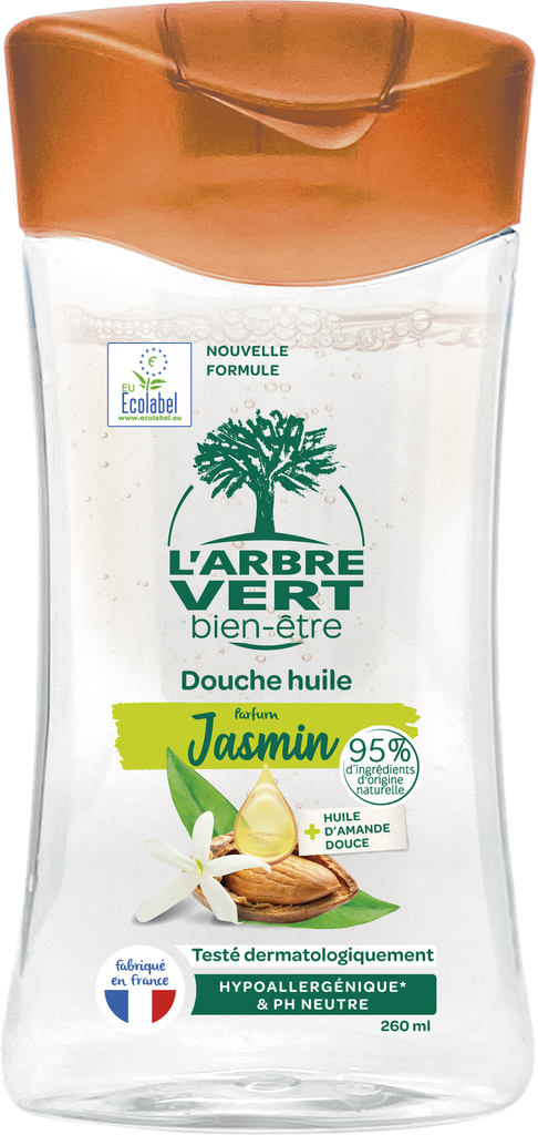 Huile de douche amande et jasmin 250 ml