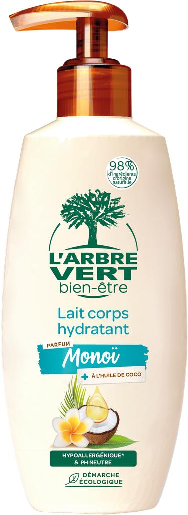 Lait pour le corps Hydratant huile de Monoï et fleurs de Tiaré 250 ml