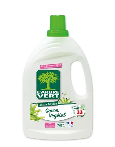 Lessive liquide  savon végétal 1,5 L