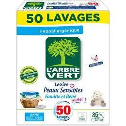 Lessive poudre peaux sensibles 2,5 kg