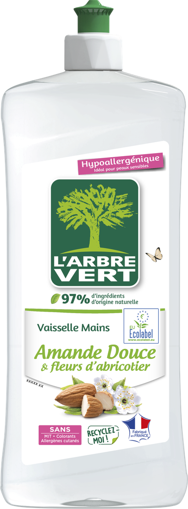Liquide vaisselle main Amande douce et abricotier 750 ml