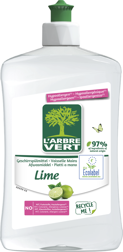 ​​Liquide vaisselle mains citron vert 500ml