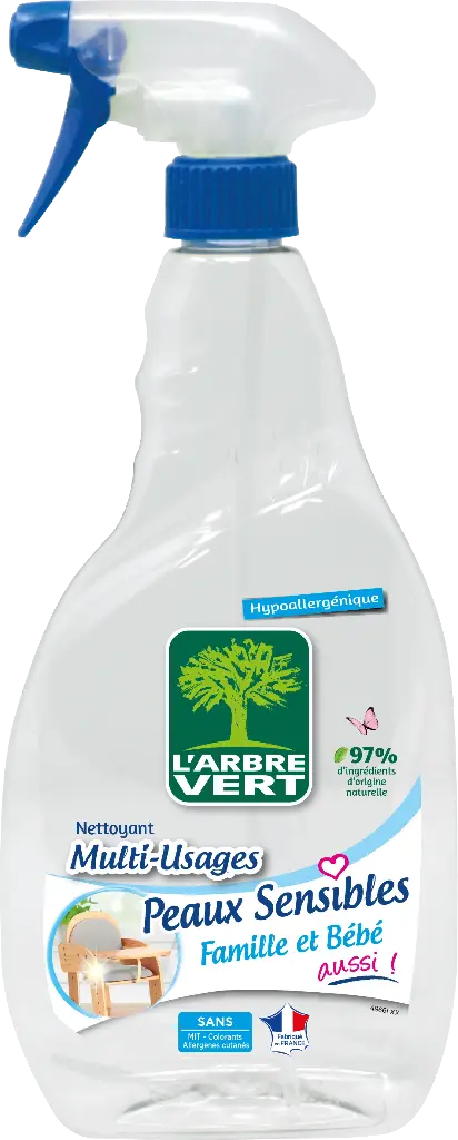 Reinigingsspray voor gevoelige huid 740ml
