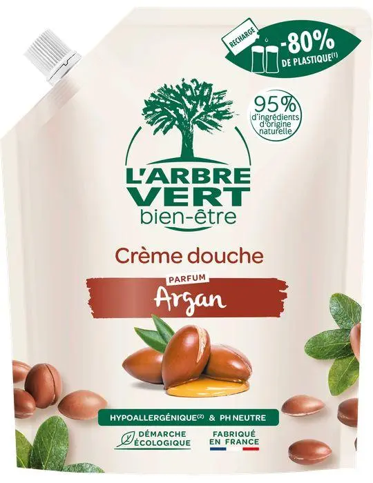 Recharge crème de douche Argan 500 ml