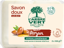 ​​Savon doux argan 2 x100 g