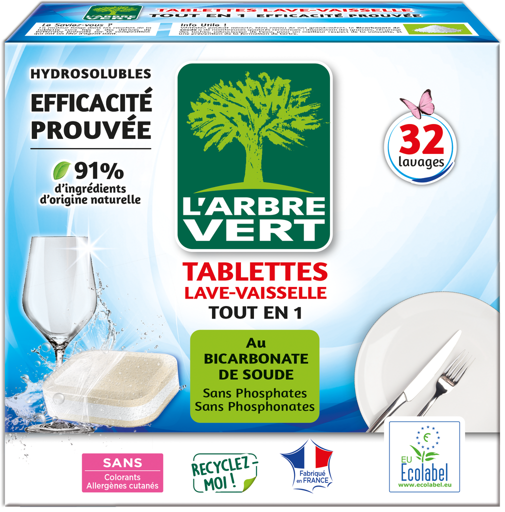 Tablettes hydrosolubles All in 1 - 32 doses