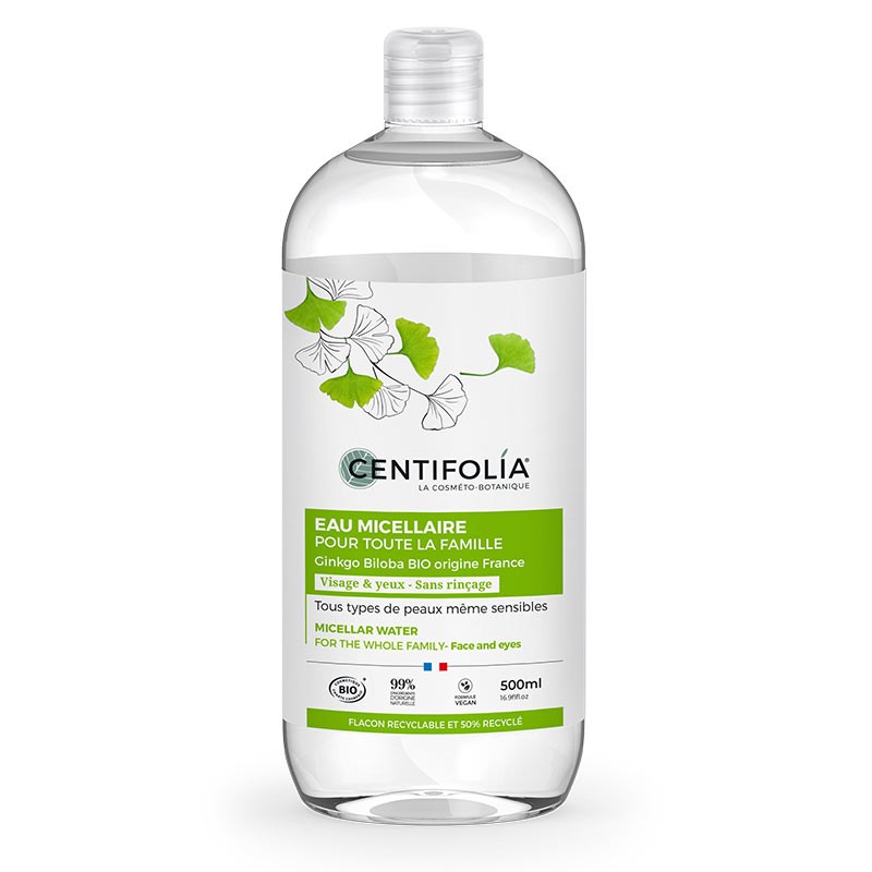 Eau micellaire pour la famille BIO 500 ml