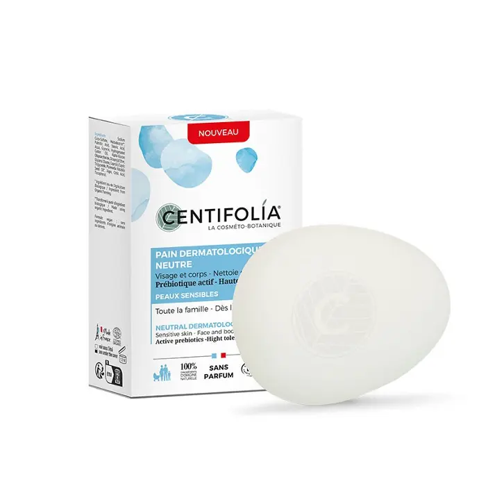 Pain dermatologique neutre 85gr