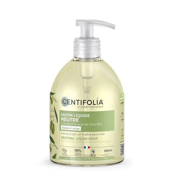 Savon liquide neutre BIO 500 ml
