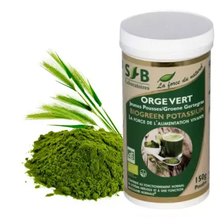 Jeune pousse orge vert poudre BIO 150 gr 1265/6