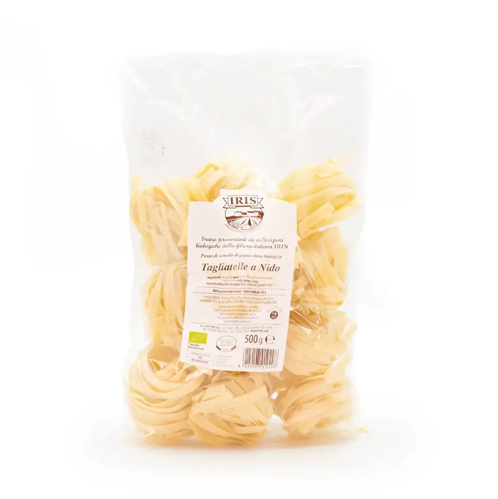 [P1010] Tarwegries tagliatelle nestjes IRIS BIO 500 g