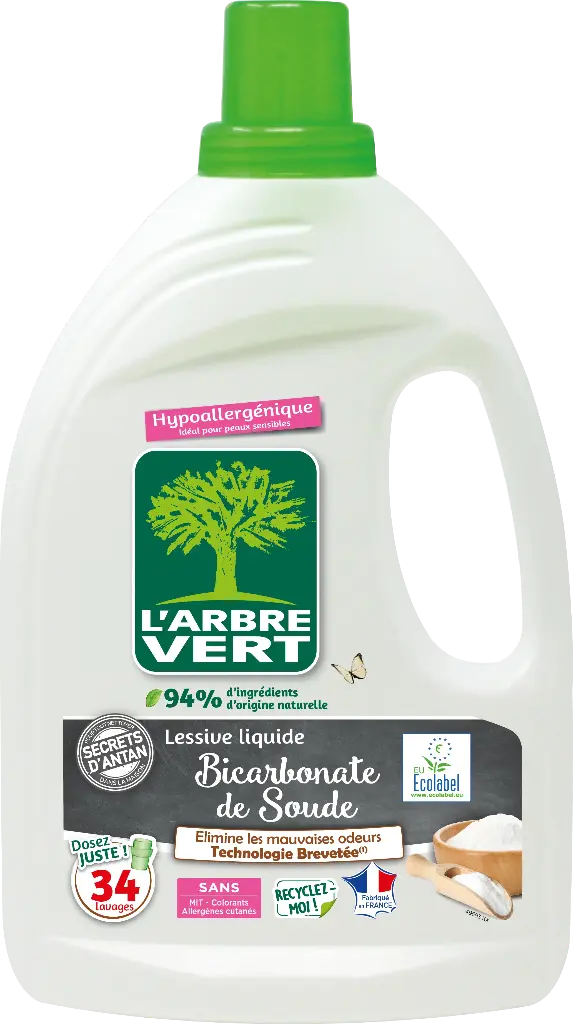 Lessive liquide bicarbonate de soude 1,53 L