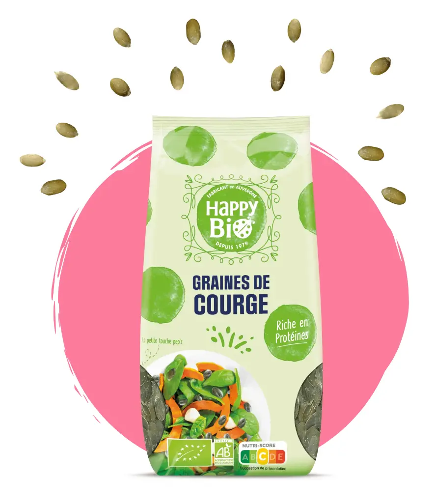HAPPY BIO graine de courge 250 gr