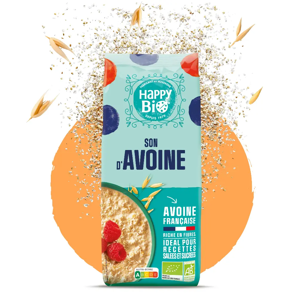 [HBSONDAV] HAPPY BIO son d'avoine 500 gr