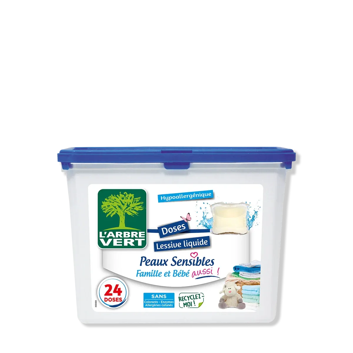 [AV30588] Doses lessive liquide peaux sensibles 24 doses