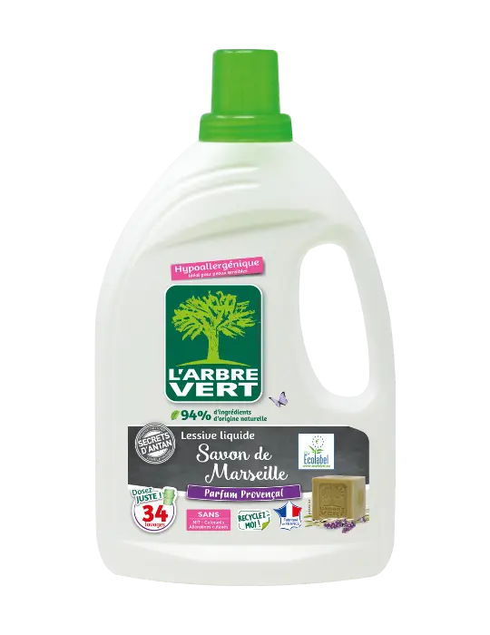 Lessive liquide savon de Marseille 1,53 L 