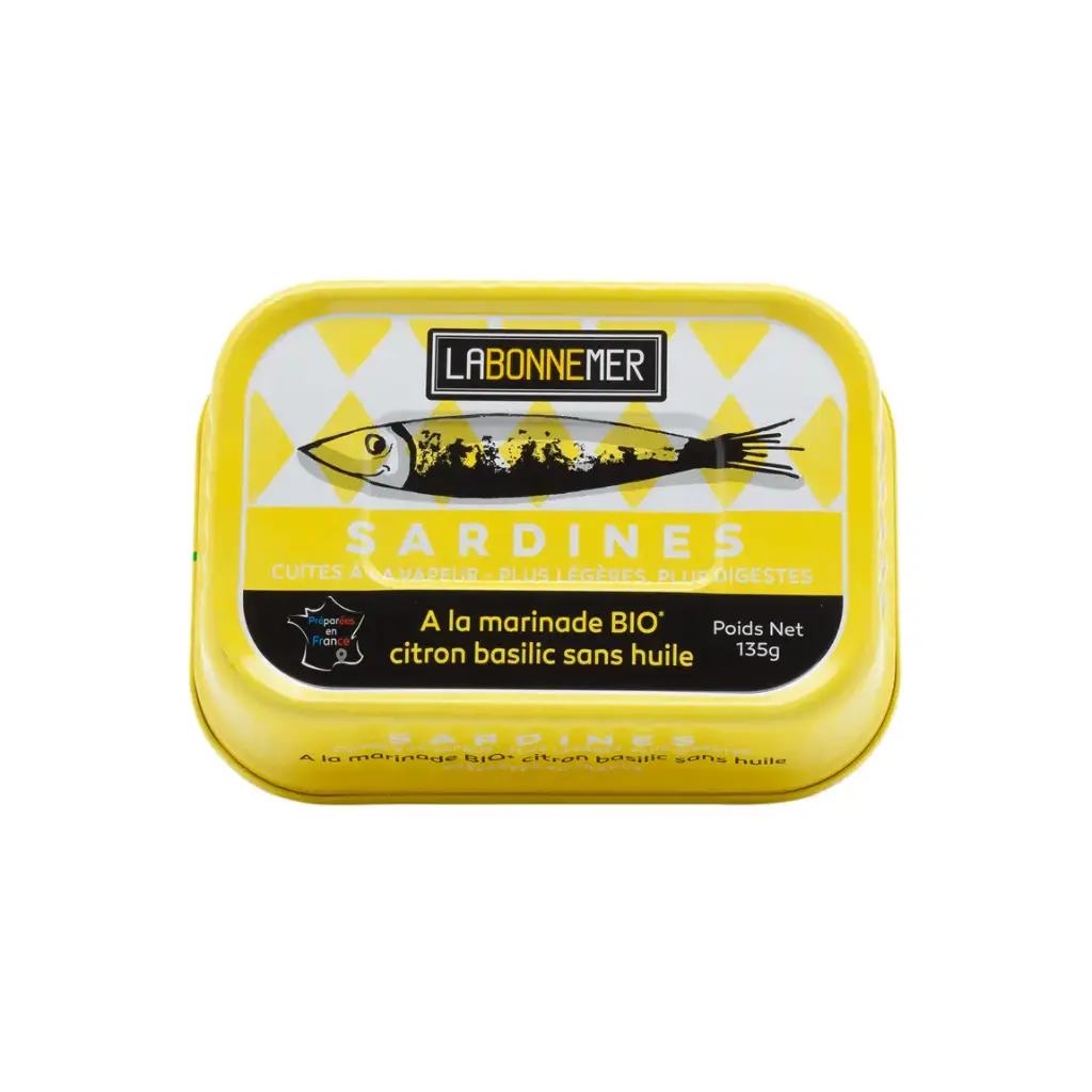 Sardines citron-basilic BIO