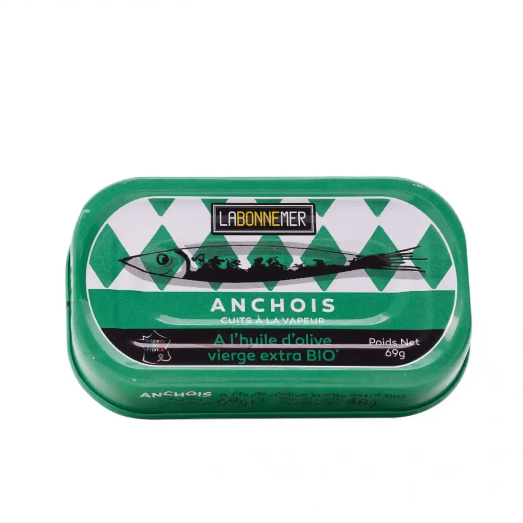 [LBM050] Anchois huile olive Bio 69gr