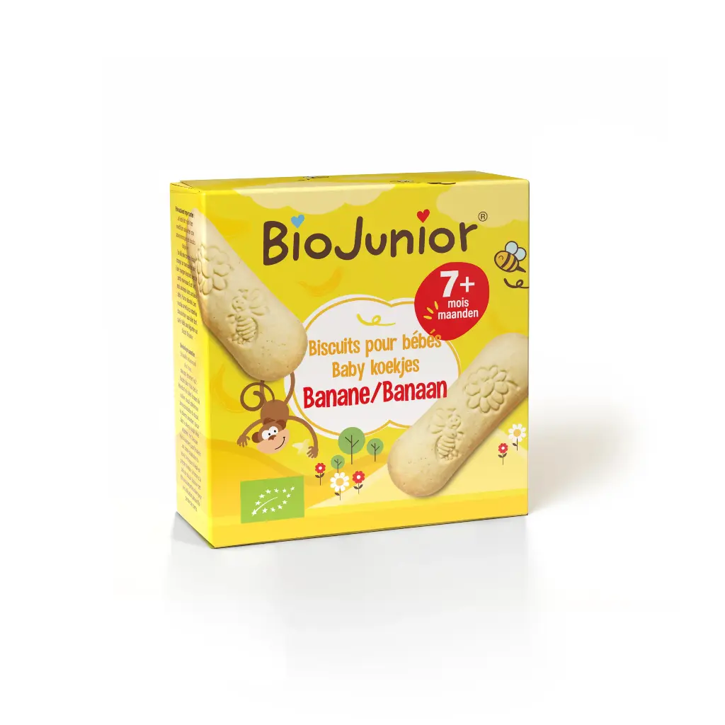 [GE5425E] Biologische bananenbabykoekjes 100 g