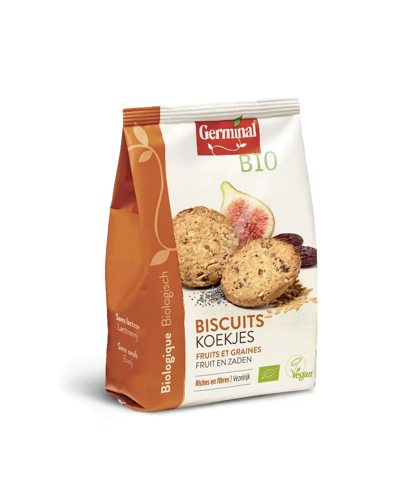 [GE5421] Biologisch fruit- en zadenkoekje 250 g