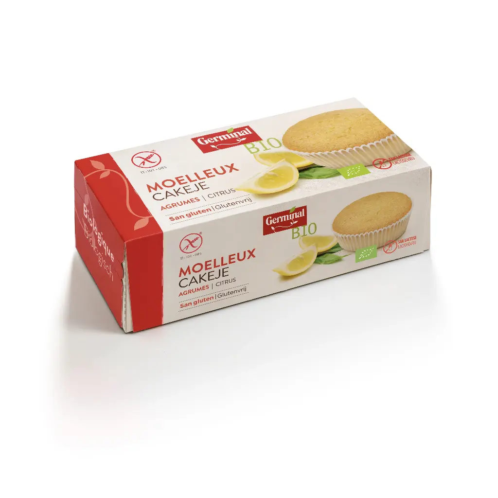 [GE5414] Glutenvrije cakejes met citrus BIO 180 g
