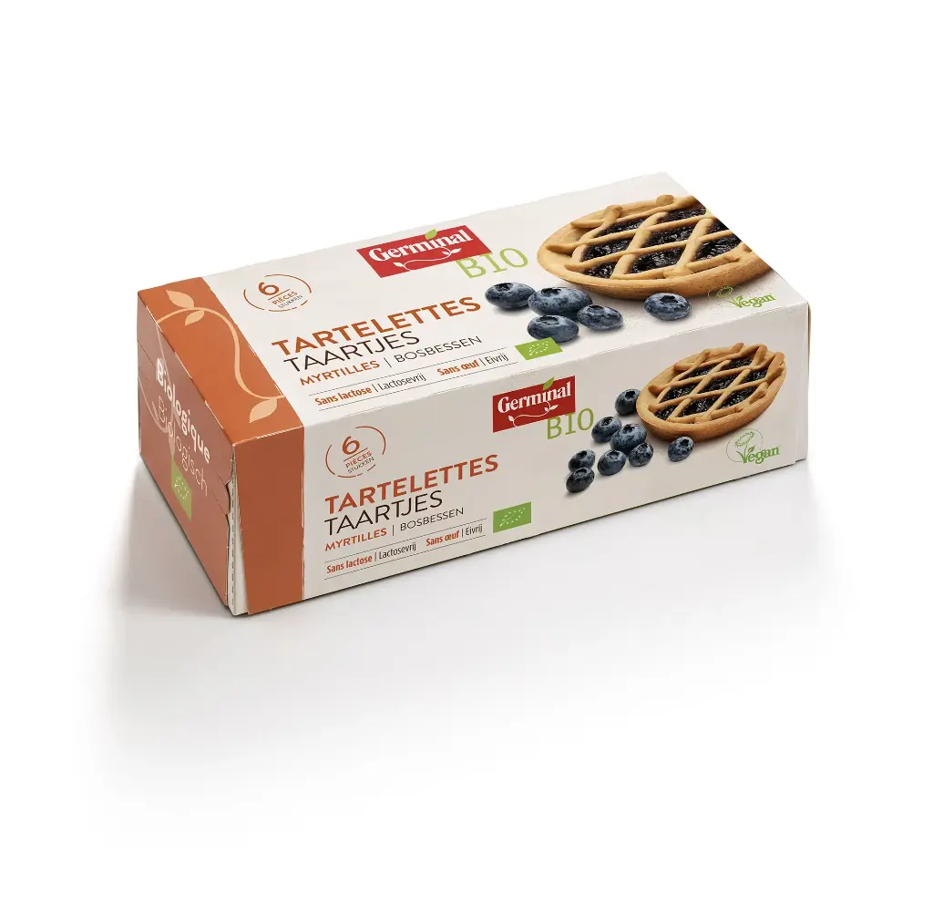 Tartelettes myrtilles BIO 270 g