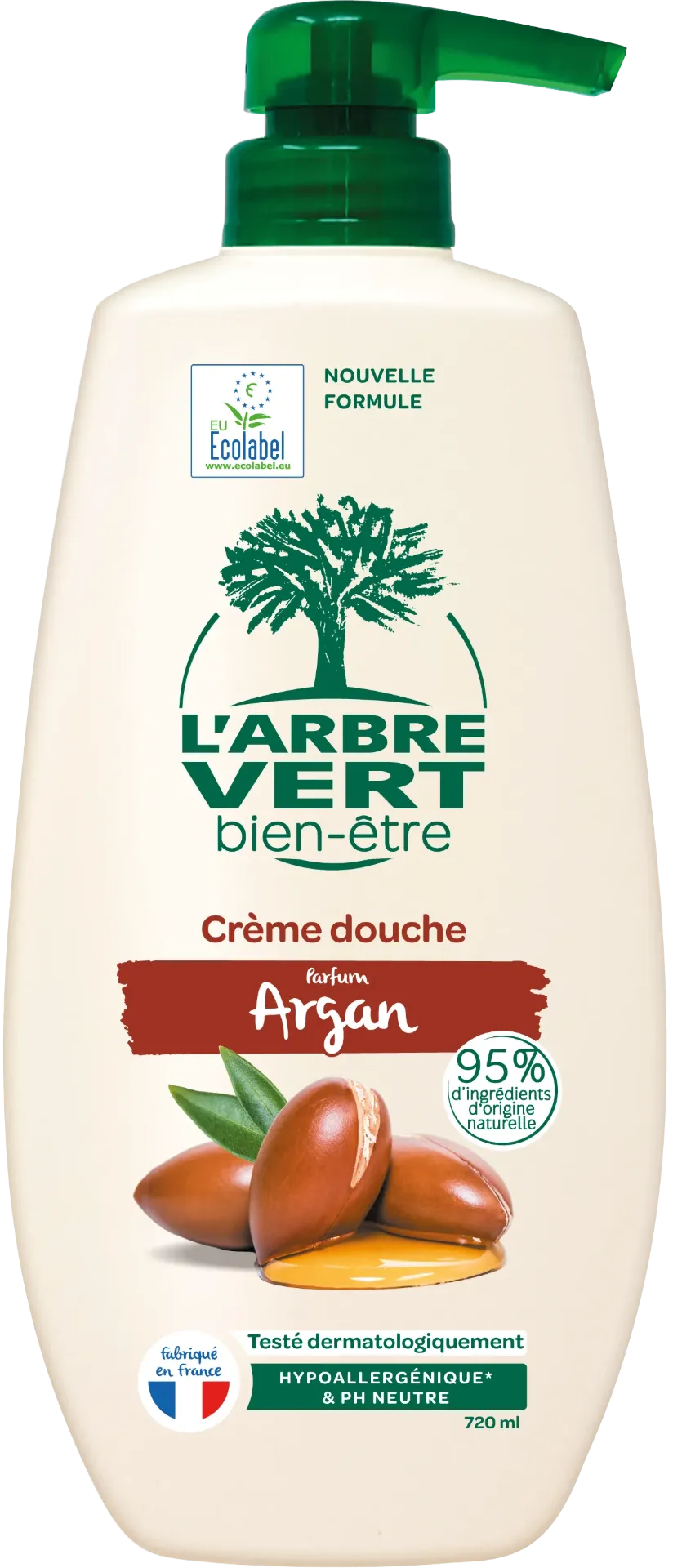 Crème douche Nourrissant aux extraits d'Argan - 720 ml (nouvelle formule)