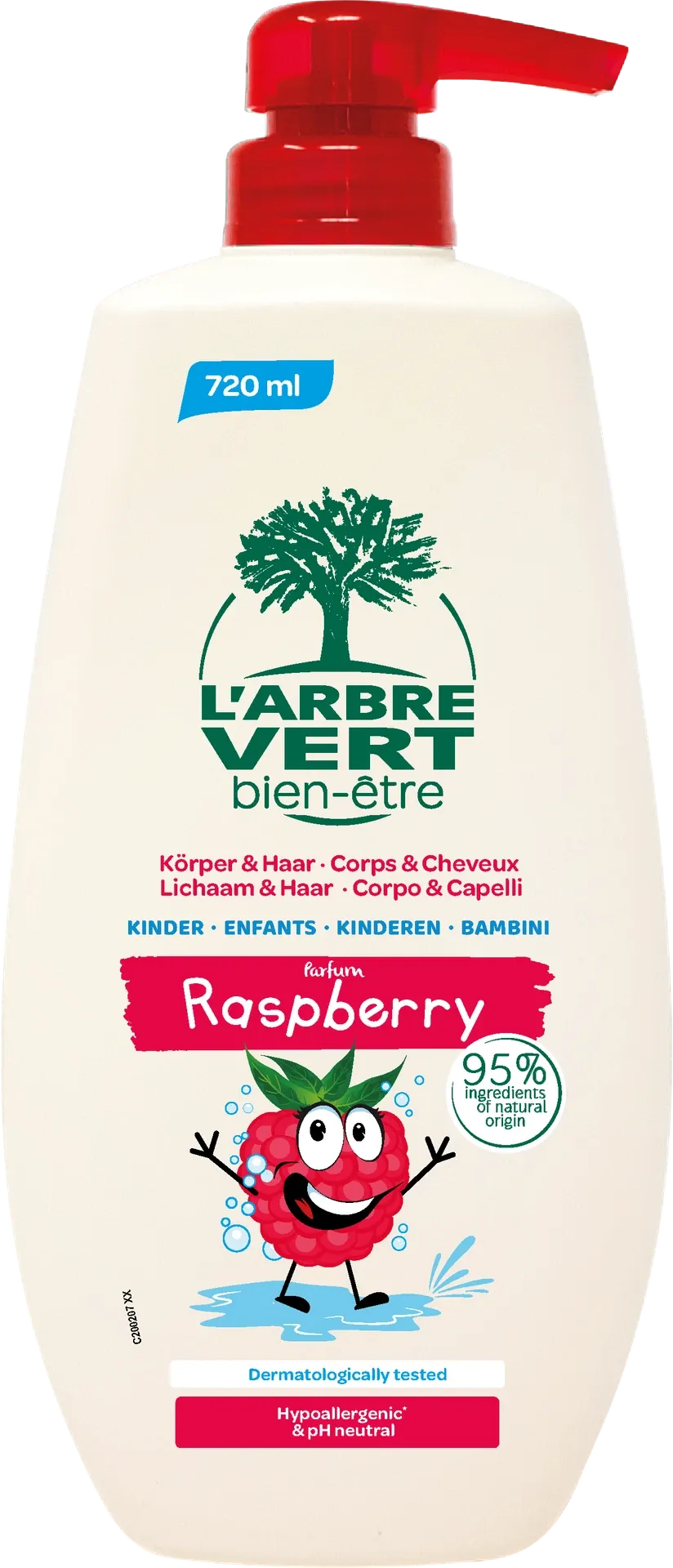 [AV400545] Corps & cheveux enfants - extraits framboise