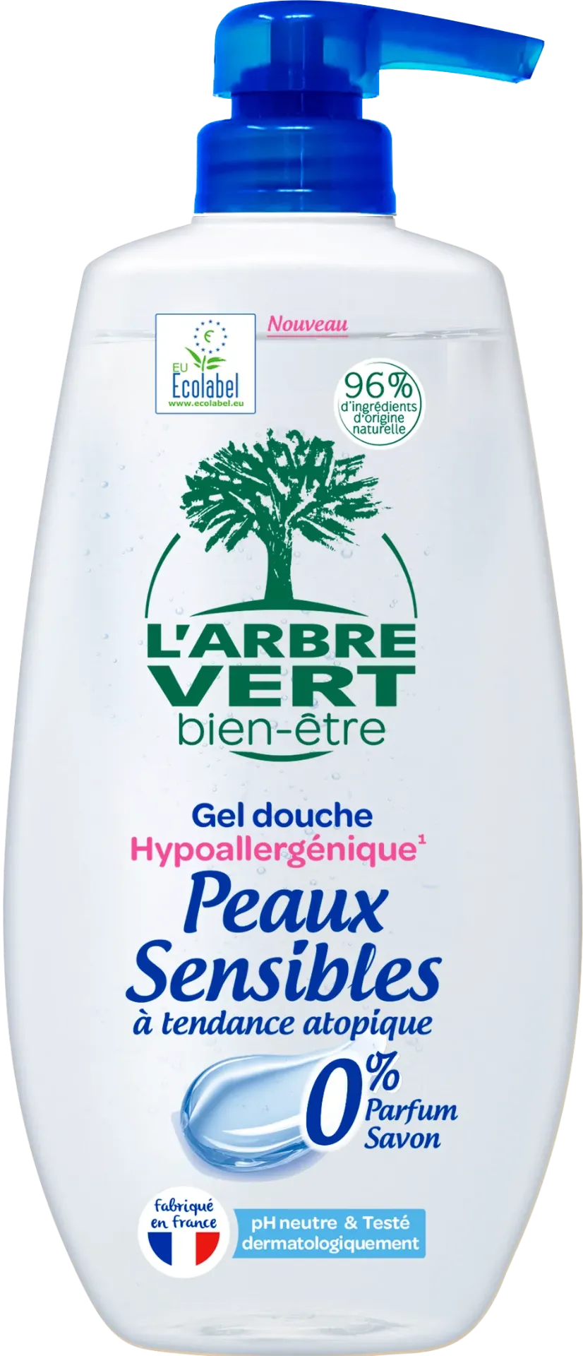 Crème douche Peaux sensibles : famille et bébé - 720 ml