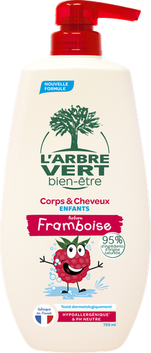 [AV29638] Corps & cheveux enfants - extraits framboise 720 ml