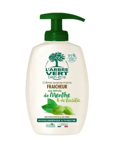 [AV28857] Crème lavante Menthe et Basilic  300 ml