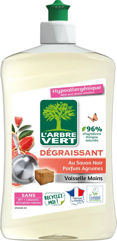 [AV29308] Zwarte zeep ontvetter 500ml