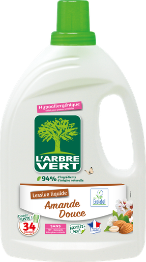 [AV30558C] Lessive liquide amande douce 1,53 L - 34 lavages