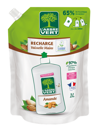 [AV29819] Recharge vaisselle main Amande  1 L