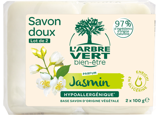 [AV28510] ​​Savon doux Jasmin 2 x 100 g