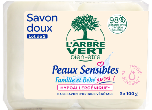 [AV29040] Zachte hydraterende zeep voor gevoelige huid 100 gr​​