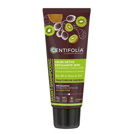 [CEN26972] Avant-shampoing gelée detox exfoliante 2 en 1