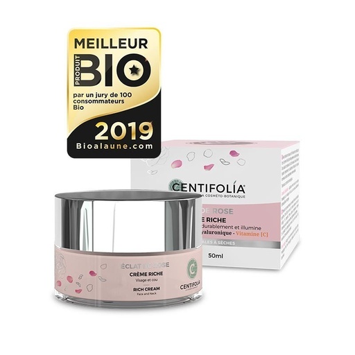 [CEN3032] Crème riche Eclat de rose® BIO 50ml