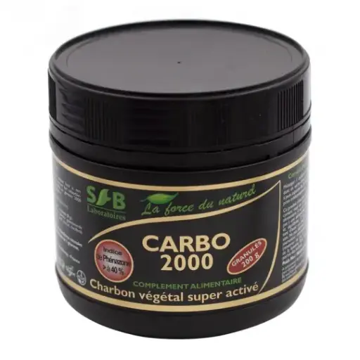 [CA3054] Carbo 2000 Granules - Charbon végétal poudre super activé +sucre 200gr