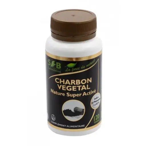 [CA3056] Charbon végétal nature super activé 120 gél.