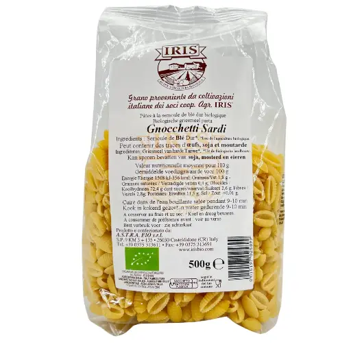 [P1012] Gnocchetti blanc IRIS BIO 500 g