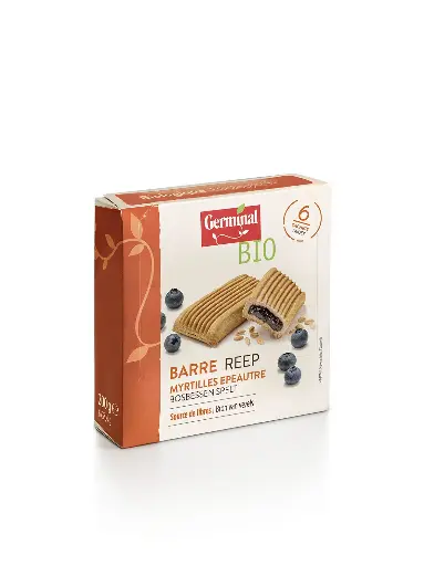 [GE5411] Barre fourrée myrtilles BIO 200 g