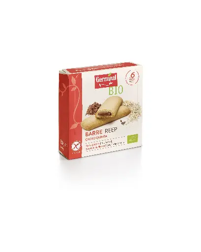 [GE5413] Barre quinoa fourrée cacao sans gluten BIO 200 g